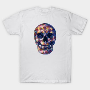 Color Dot Skull T-Shirt